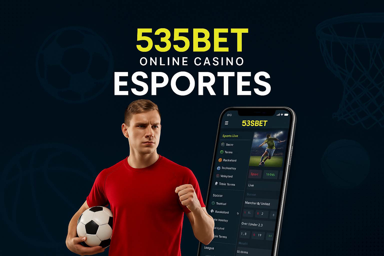Aposte em apostas esportivas no cassino online 535BET